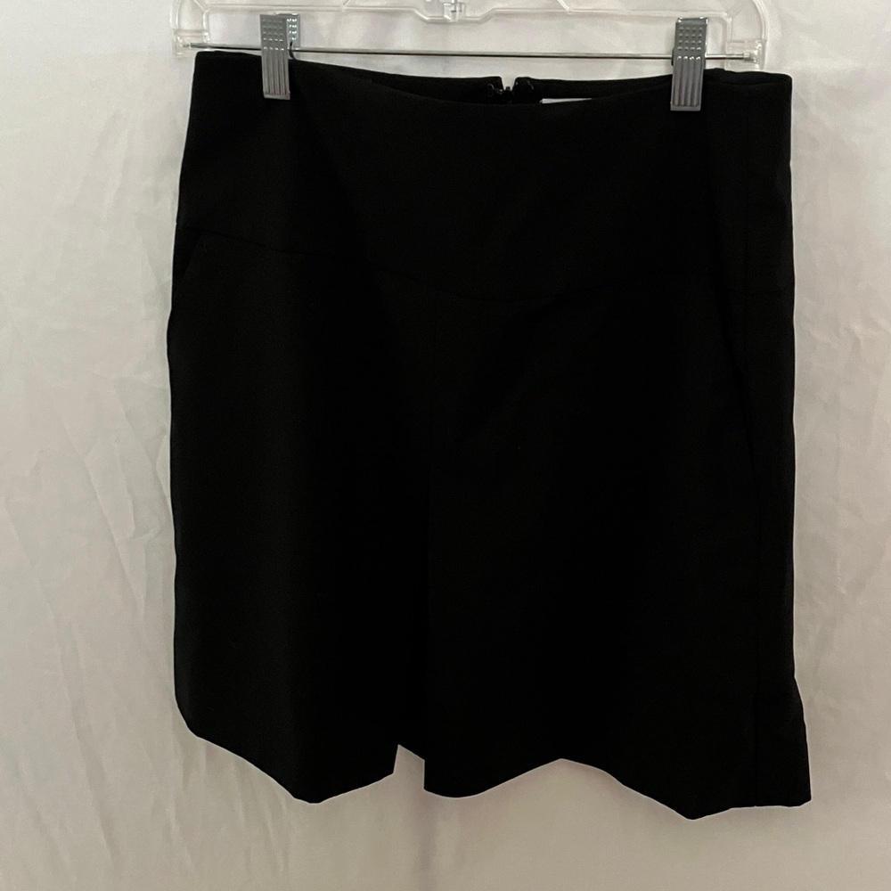 Coach: Black Pencil Skirt- Front Slit- 4